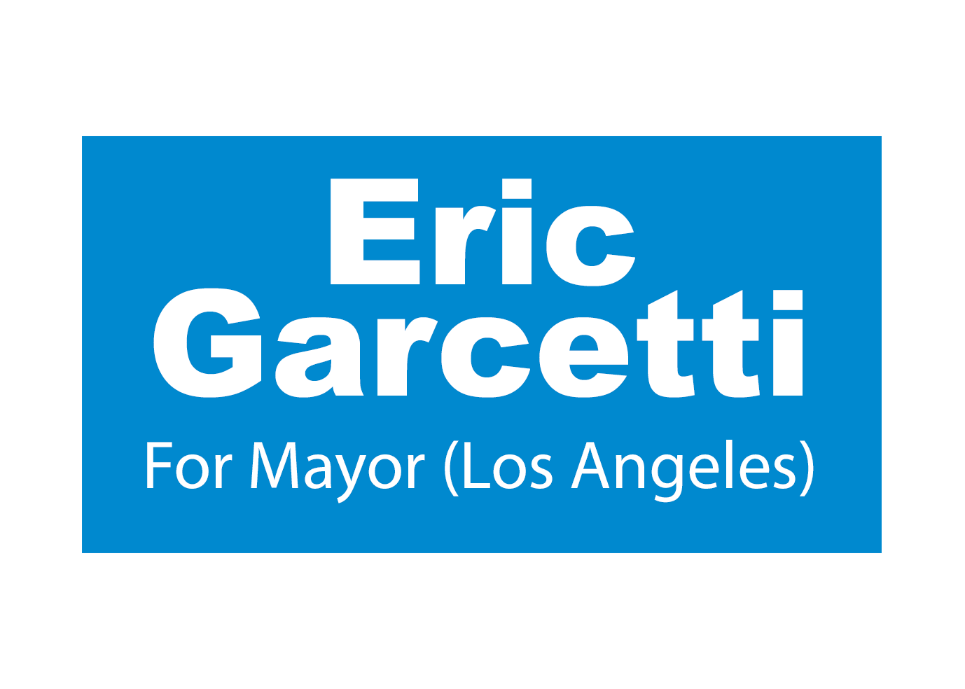 Eric Garcetti for Mayor logo